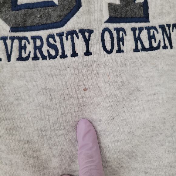 Vintage University-of-Kentucky Sweatshirt 2XL 27x27 Crop USA - Picture 7 of 16